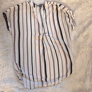 PRIMARK blue and pink stripped Blouse
